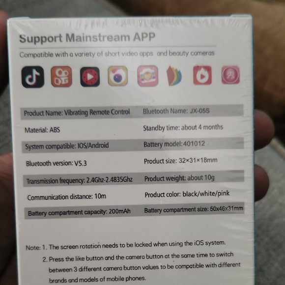 Multifunction Bluetooth Ring Remote Control - Picture 2 of 3